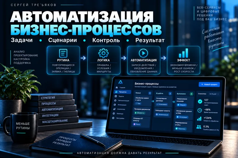 Иллюстрация направления: Автоматизация процессов