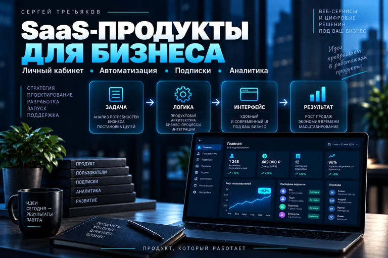 Иллюстрация направления: SaaS и веб-сервисы